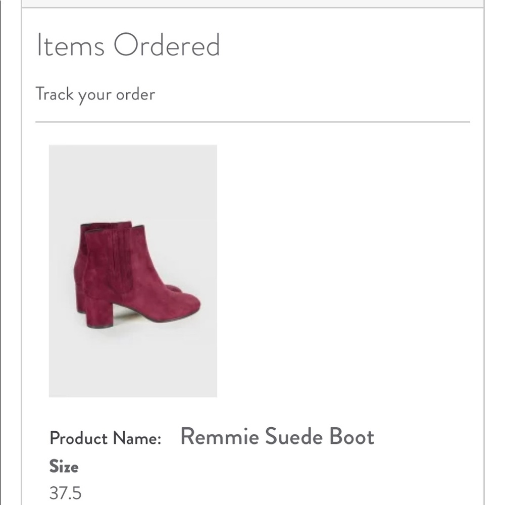 Joie Remie Suede Boot size 37.5/7